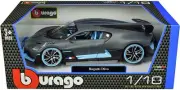 Bburago Bugatti Divo 1:18 Scale Die-cast Model Car Grey / Blue