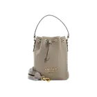 Prada Vitello Phenix Bucket Bag Gray
