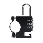 3-digit Helmet Lock Portable Anti-theft Mountain Bicycle Lock Combination Lock