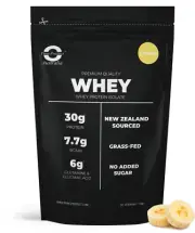 5KG WHEY PROTEIN ISOLATE POWDER WPI 100% GRASS-FED - BANANA