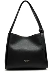 Kate Spade New York Knott Large Leather Shoulder bag - Black One Size