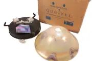 Todd Phillips Blown Art Glass Quoizel Ceiling Light Fixture Lamp Shade Signed