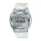 CASIO 卡西歐 G-SHOCK 冰酷迷彩半透明電子錶-銀_GM-5600SCM-1_43.2mm