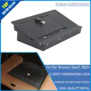 Lockable Under Seat Safe Box 3 Digit Password Lock For Ford Bronco Sport 2021+