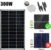 300W Solar Panel 12V Mono Home Caravan Camping Power Charging Battery RV 300Watt