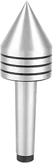 Live Bearing Tailstock Center, MT2 Heavy Thimble Woodworking Top Lathe Turning Tool for Metal Wood Turning