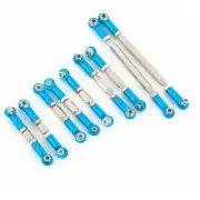 9pcs Pull Rod Steering Linkage For Wltoys 12428 12423 1/12 Speed RC car Truck f
