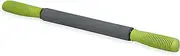 Gaiam Restore Massage Stick Roller - (Dimensions: 19"L) Foam Cushioned Performance Hand Held Muscle Massager | Comfort Grip Handles | Solid Steel Construction