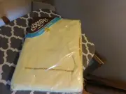 Bibb Yellow Double Fitted Sheet New Old Kmart Stock Original Package