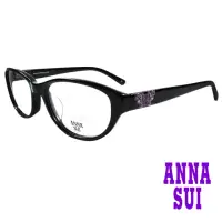 在飛比找momo購物網優惠-【ANNA SUI 安娜蘇】日系工業蝴蝶造型光學眼鏡-黑(A