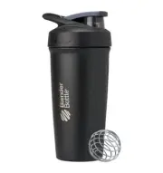 BlenderBottle Strada Stainless Steel Insulated Shaker Bottle - 24oz/710mL - Nigh