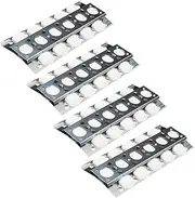 Direct Store Parts DP112 (4-pack) 16.5 x 6.5 inch Stainless Steel Heat Plate/Heat Shield Replacement for Select Turbo Gas Grill Models, Heat Tent, Burner Cover, Vaporizor Bar, and Flavorizer Bar