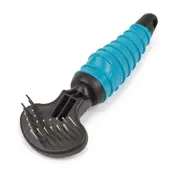 Precision Pin Rakes for Dogs Double Row Stainless Steel Teeth Removes Tangles