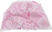 SUPVOX Pu Lace Swimming Cap for Women Adult Long Hair Elastic Swim Cap Bath Cap for Women