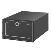 2pcs Shoes Box Spacious Stackable Storage Cabinet Container Thicken