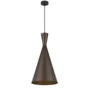 Forli Narrow Cone Bronze Pendant Light