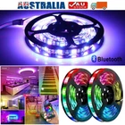 Cutting USB LED Strip Lights RGB 150LED/5M 12V Bluetooth Musci Controller