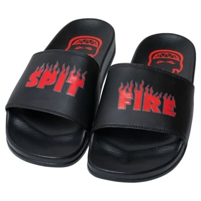 Spitfire Wheels Demonseed Black / Red Slides Sandals Size 7