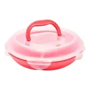 K85500 LocknLock Chip & Dip Storage Set w/ Handle Lid Strawberry Color