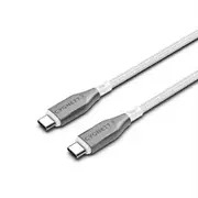 Cygnett Armoured USB-C to USB-C Charger & Data Sync Transfer Cable 2M White