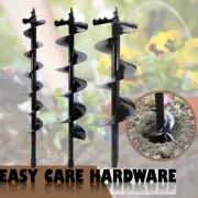 Power Garden Auger Earth Spiral Drill Bit Post Hole Digger Planter 100 150 200mm