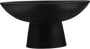 UTHCLO Footed Ceramic Fruit Tray High Stand for Desserts Stylish Serving Plate for Home Decor and Parties Elegant Design for Fruits and Treats
