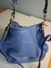 Coach NEW Abby duffle Blue/Lavender w/tags