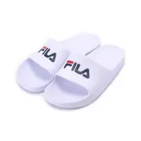 在飛比找ETMall東森購物網優惠-FILA 簡約運動拖鞋 白 4-S355W-113 男鞋 鞋