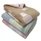 Imabari Towel Certification Border Bear Bath Towel 3 sheets set 120cmx60cm
