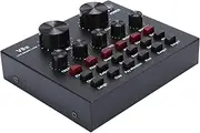 Leapiture V8 Live Broadcast Sound Card Mobile Phone USB Host Audio Interface Multifunctional Computer ABS Material for Audio Recorder