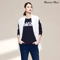 在飛比找momo購物網優惠-【Master Max】MAX字樣圓領長袖大學T(83271