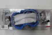 Rip N Roll Colossus Wide Vision System Roll off Motocross Goggles WVS RNR Blue