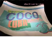CHANEL Coco Cuba Beach Towel CC Pool Lounge Chair Mat Bath Sheet Blue Cruise