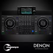 Denon SC Live 4 4-Deck Standalone DJ Controller w/ 7" Touchscreen, Speakers & Wi