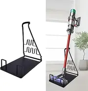 [IZSOHHOME] No Installation Required-Vacuum Stand,Storage Stand Docking Station Holder,Stable Metal Storage Bracket Stand Holder,Compatible with Dyson, Eureka,Tineco and Most Stick Vacuum(Black)
