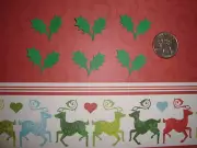 50 GREEN MARTHA STEWART HOLLY LEAF DIE CUTS PUNCHES CONFETTI