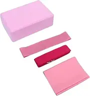 Latex Pull Towel Stretch Band Yoga Straps Resistance Ring Yoga Block Fitness Set for Women