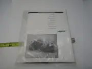 Bose 201 Series IV Direct Reflecting Speakers Original Owner's Manual in bag