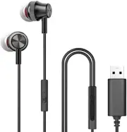Usb Headphone For Pc With Mic,usb Headset With Microphone Mute Function&volume C