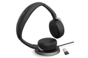 Jabra Evolve2 65 Flex MS Stereo Bluetooth Headset, Link380a USB-A Dongle & Wirel
