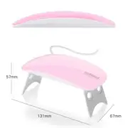 Mini 6W Nail Lamp LED Light Portable Nail Dryer LED UV Manicure Home Use Lamp