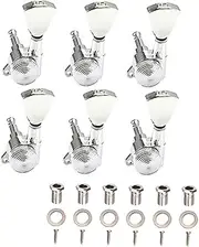 DRESSOOS 1 Set Locking Guitar Tuning Pegs Durable Instrument Guitar Pegs Easy to Install Tuning Tools