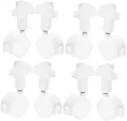 8pcs Cat Wire Cage Casters Heavy Duty Replacement Wheels for Pet Crate Swivel Design for Smooth Maneuverability Easy Cleaning for Cat Kennels Cages
