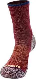 [Thorlos] Thorlo Unisex Casual Light Cushion Ankle Socks, Redwood, Large