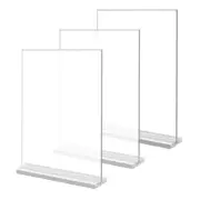 3Pack 21X29.7CM Desktop Display Stand for Restaurants, Office, Store W1A95636