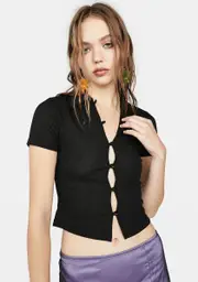 [dELiA*s by Dolls Kill] About A Boy Crop Top