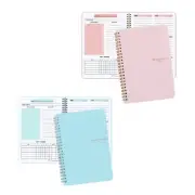 Twin Coil Binding Weekly Planner 52 Week Journal Notebook 104 Page Undated