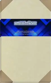 Premium 250 Sheets 65lb Natural Cardstock - Perfect for Invitations & Menus