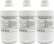1000ML DTF Ink, Film Transfer Ink (White) - Compatible with Epson I3200 P800 L1800 1390 1430 3880 TX800 XP600 XP15000(3pcs 1000ML DTF-WT)