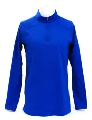 Under Armour Coldgear Reactor Blue 1/4 Zip Long Sleeve Shirt Men's NWT